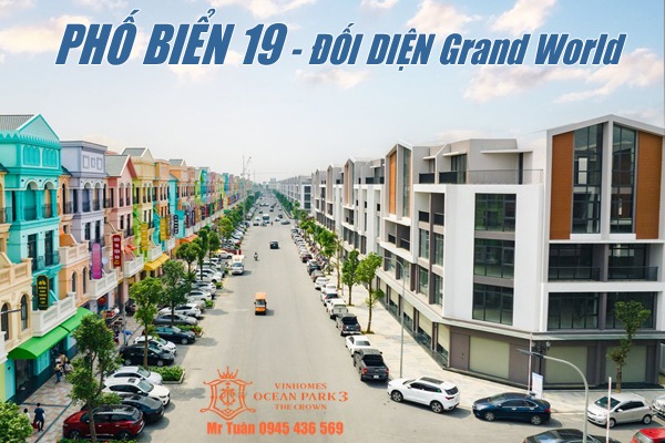 SHOPHOUSE GÓC / PHỐ BIỂN 19-24 (HAI MẶT ĐƯỜNG)